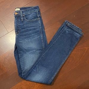 Madewell tall slim straight jeans